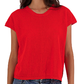 Les Racines du Ciel Les Racines du Ciel, Sleeveless Sweater, poppy red, XS