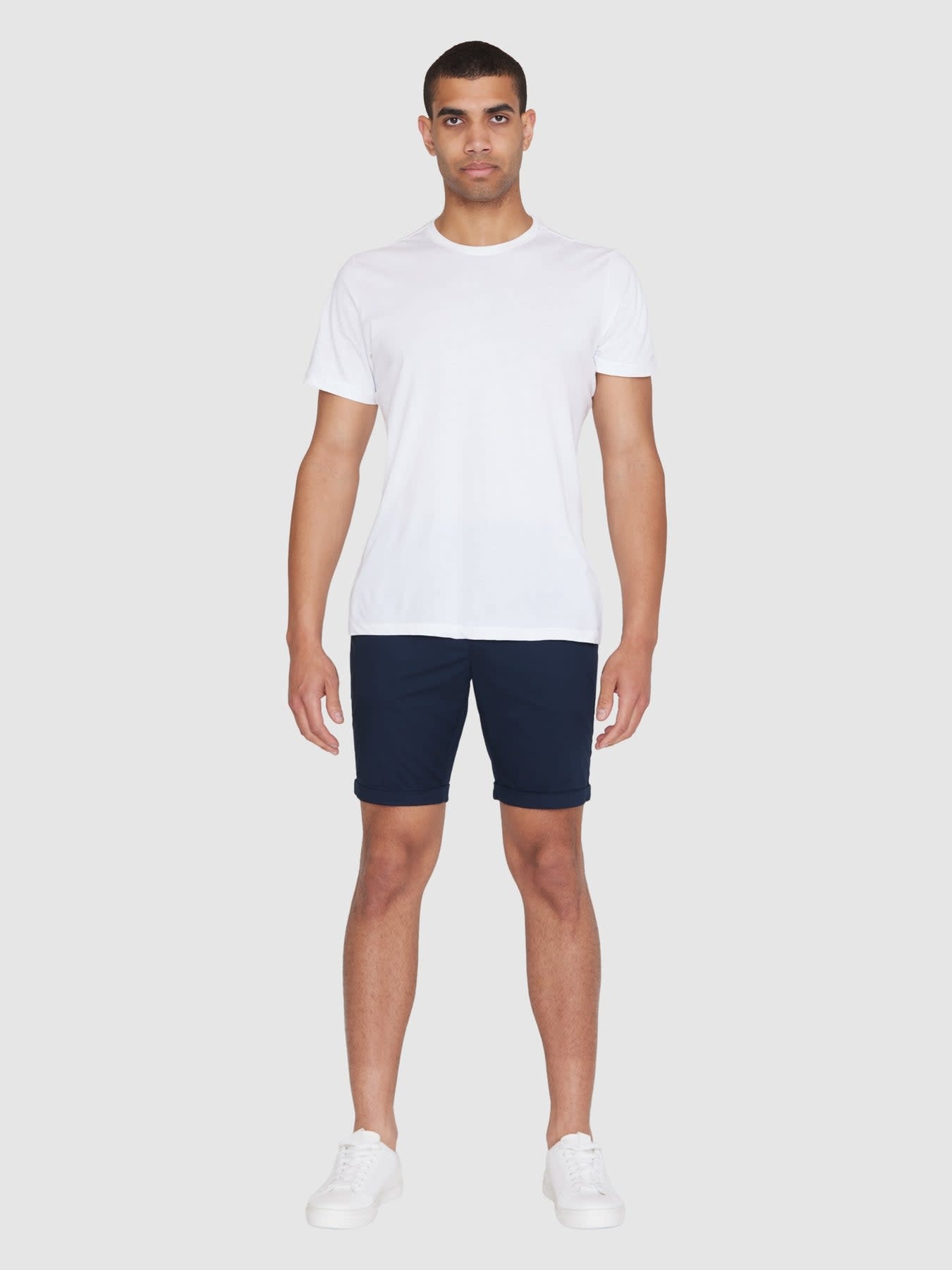 KnowledgeCotton Apparel KnowledgeCotton, Chino Poplin Shorts, total eclipse, 30