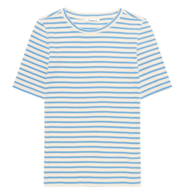 KnowledgeCotton Apparel KnowledgeCotton, Rib T-Shirt, blue stripe, M