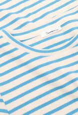 KnowledgeCotton Apparel KnowledgeCotton, Rib T-Shirt, blue stripe, XS