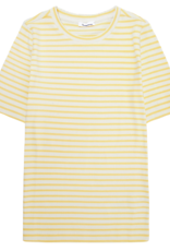 KnowledgeCotton Apparel KnowledgeCotton, Rib T-Shirt, yellow stripe, L