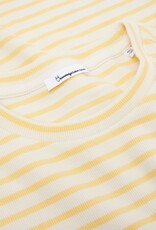 KnowledgeCotton Apparel KnowledgeCotton, Rib T-Shirt, yellow stripe, S