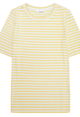 KnowledgeCotton Apparel KnowledgeCotton, Rib T-Shirt, yellow stripe, XS