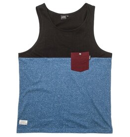 Safari Safari, 3 Tone Tank Top, black sky blue, XL