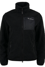 KnowledgeCotton Apparel KnowledgeCotton, Betony Teddy Zip Jacket, black jet, S