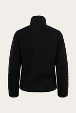 KnowledgeCotton Apparel KnowledgeCotton, Betony Teddy Zip Jacket, black jet, S