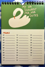Slinga Slinga, Kalender, Gans Lieber Geburtstagskalender