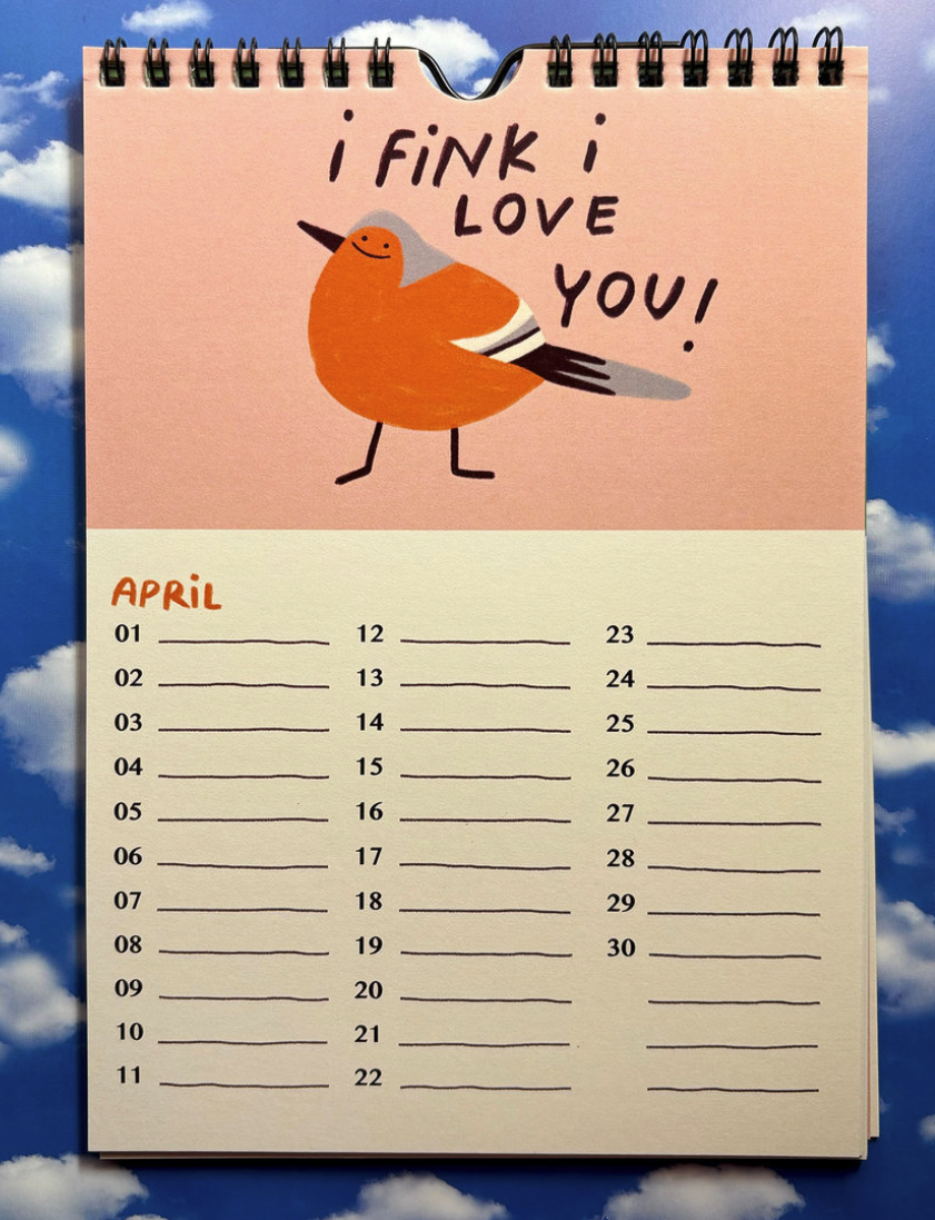 Slinga Slinga, Kalender, Gans Lieber Geburtstagskalender
