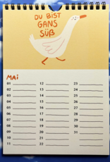 Slinga Slinga, Kalender, Gans Lieber Geburtstagskalender