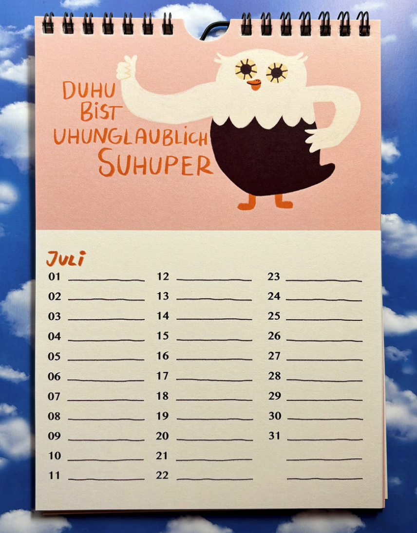 Slinga Slinga, Kalender, Gans Lieber Geburtstagskalender