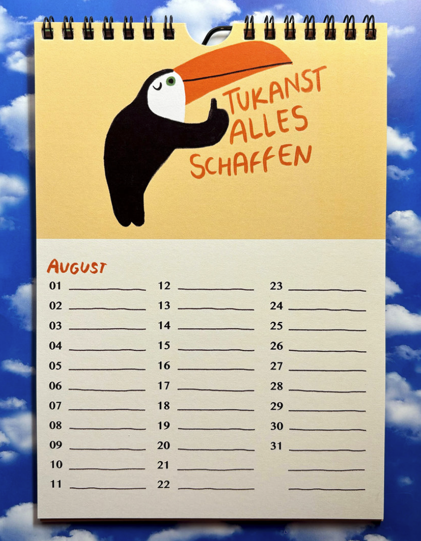 Slinga Slinga, Kalender, Gans Lieber Geburtstagskalender