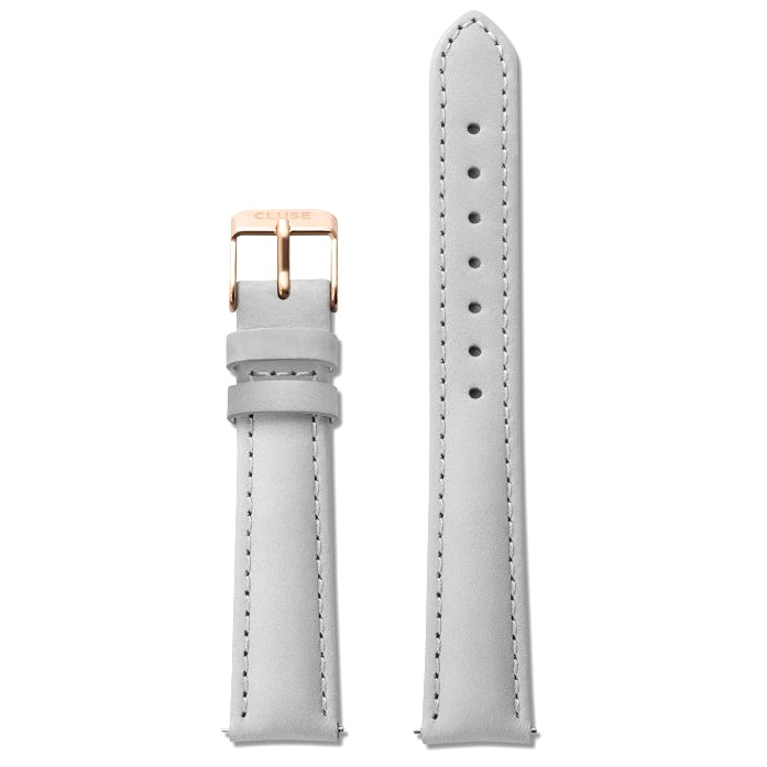 Cluse Cluse, Minuit Strap (16mm), grey/rose gold