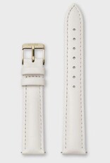 Cluse Cluse, Minuit Strap (16mm), offwhite/ gold