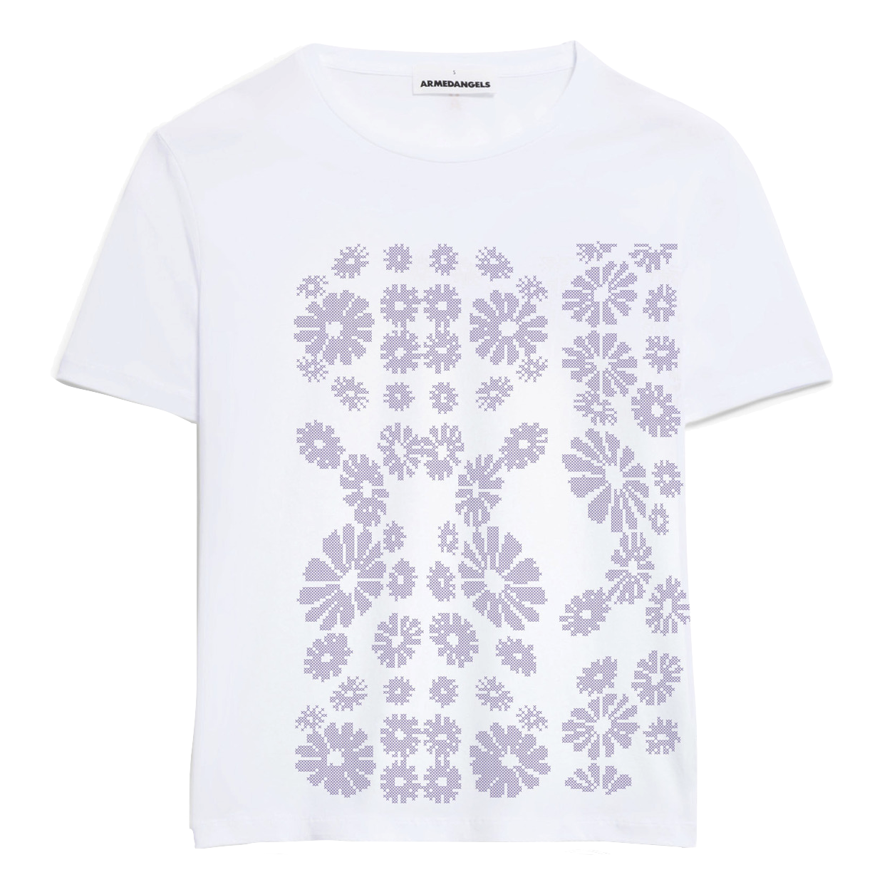 Armedangels Armedangels, Maarla Flower Powaa, white, S