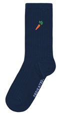 Dedicated Dedicated, Rib Socks Knivsta Carrot, blue, 41-46