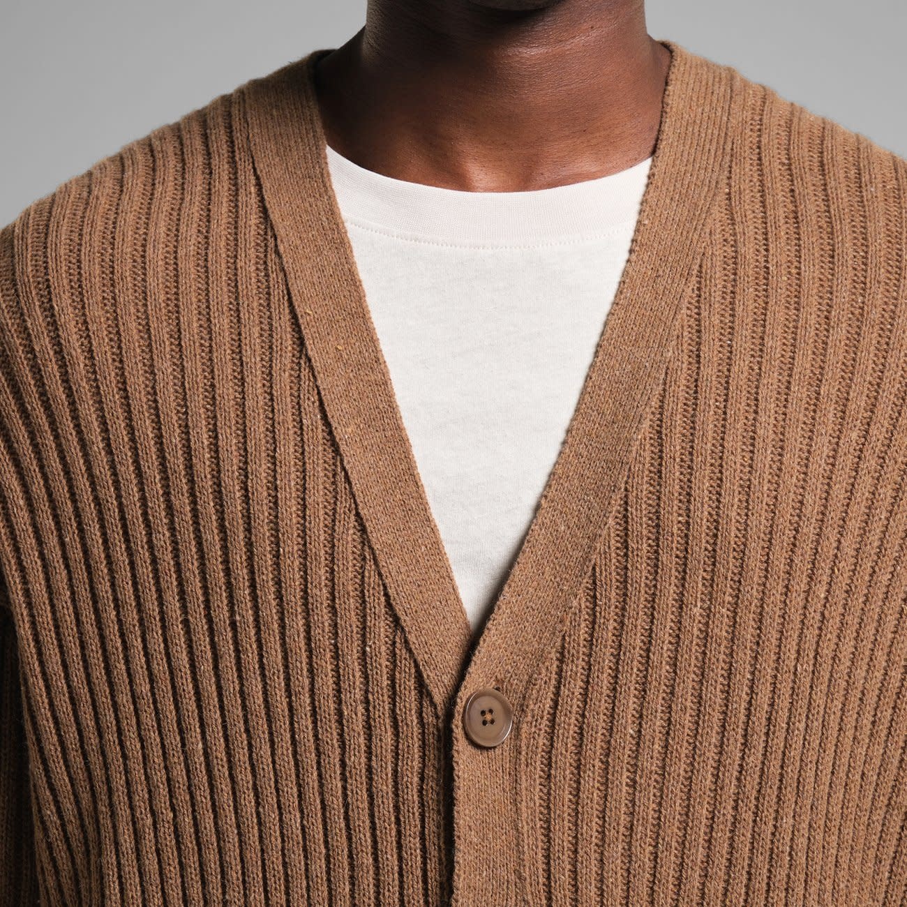 Dedicated Dedicated, Cardigan Mavas, Camel Brown, XL