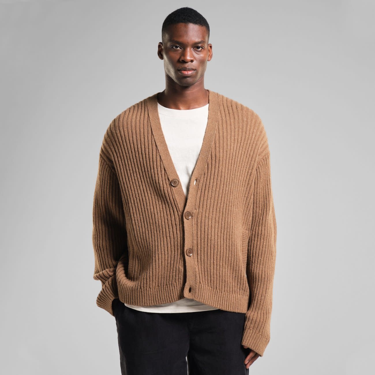 Dedicated Dedicated, Cardigan Mavas, Camel Brown, S