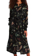 Dedicated Dedicated, Dress Falsterbo, Florals Black, XS