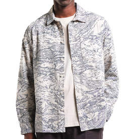 Dedicated Dedicated, Rute Flannel Mountain Horizon, oat white, M