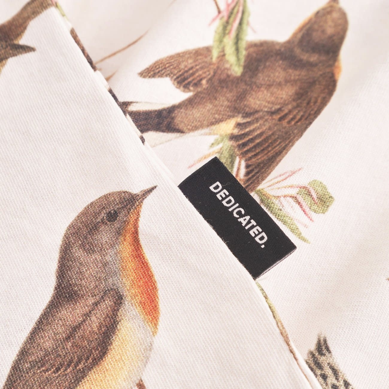 Dedicated Dedicated, Visby Autumn Birds, white, S