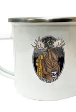 Lakor Lakor, Evening Elk Enamel Enamel Mug, white