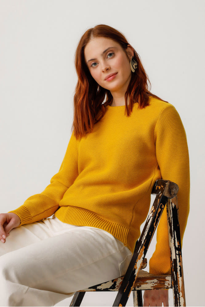 Skunkfunk Skfk, Irani Sweater, yellow, XS (36)
