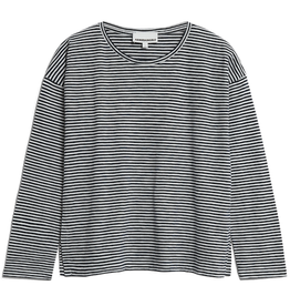 Armedangels Armedangels, Xianaa Stripes, black-oatmilk, S