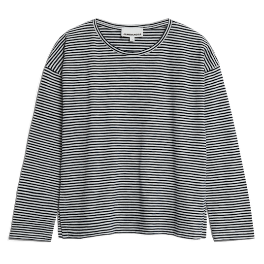 Armedangels Armedangels, Xianaa Stripes, black-oatmilk, XS