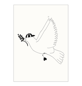 helen b helen b, Postkarte, hipster peace pigeon