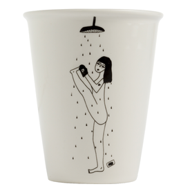 helen b helen b, Becher, yoga in the shower