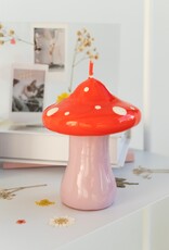 Helio Ferretti Helio Ferretti, Large Mushroom Candle, red