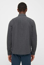 KnowledgeCotton Apparel KnowledgeCotton, Melangé Flannel, dark grey melange, S