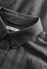 KnowledgeCotton Apparel KnowledgeCotton, Melangé Flannel, dark grey melange, S