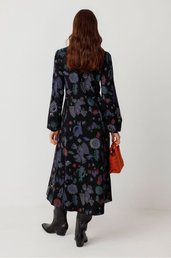 Skunkfunk Skfk, Kamila Dress, amulette, S (38)