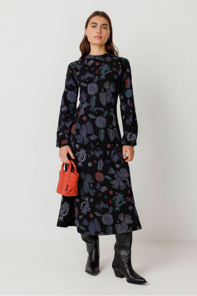 Skunkfunk Skfk, Kamila Dress, amulette, S (38)