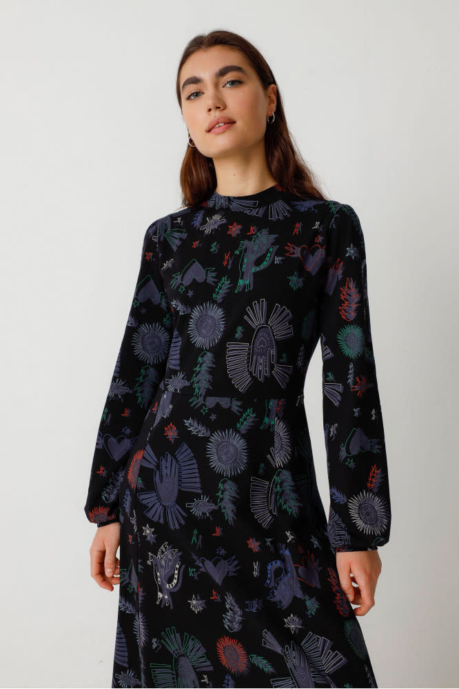 Skunkfunk Skfk, Kamila Dress, amulette, S (38)