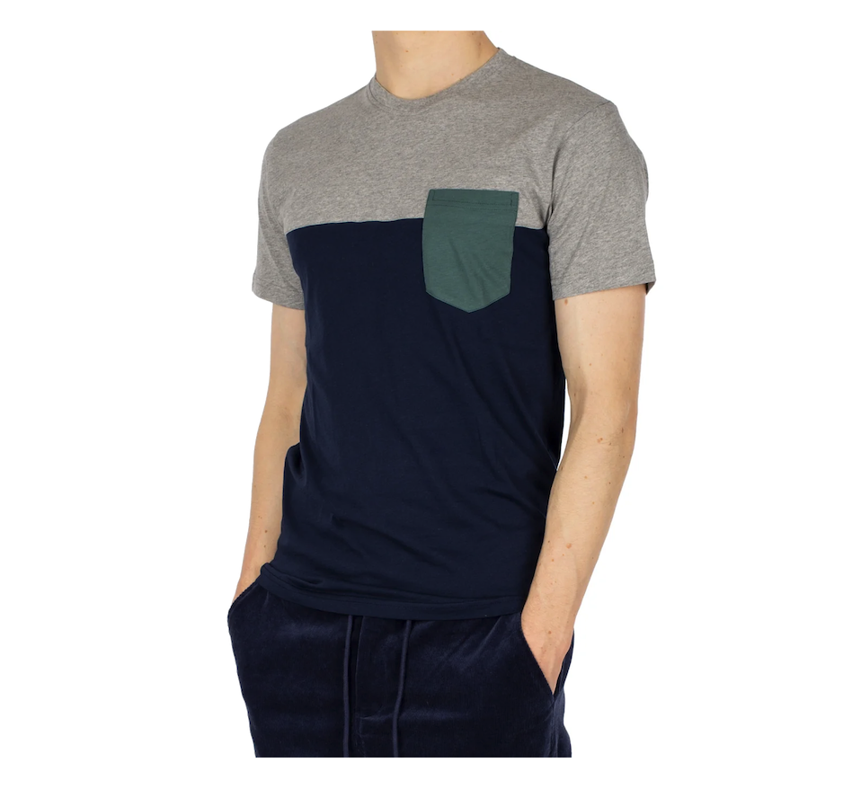 Iriedaily Iriedaily, Block Pocket Tee, midnight, L