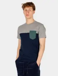 Iriedaily Iriedaily, Block Pocket Tee, midnight, L