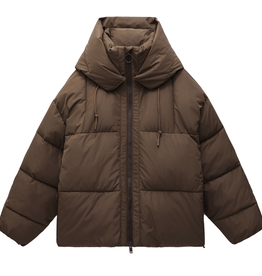 Embassy of Bricks and Logs Embassy of Bricks and Logs, Zonza Puffer, dark brown, S