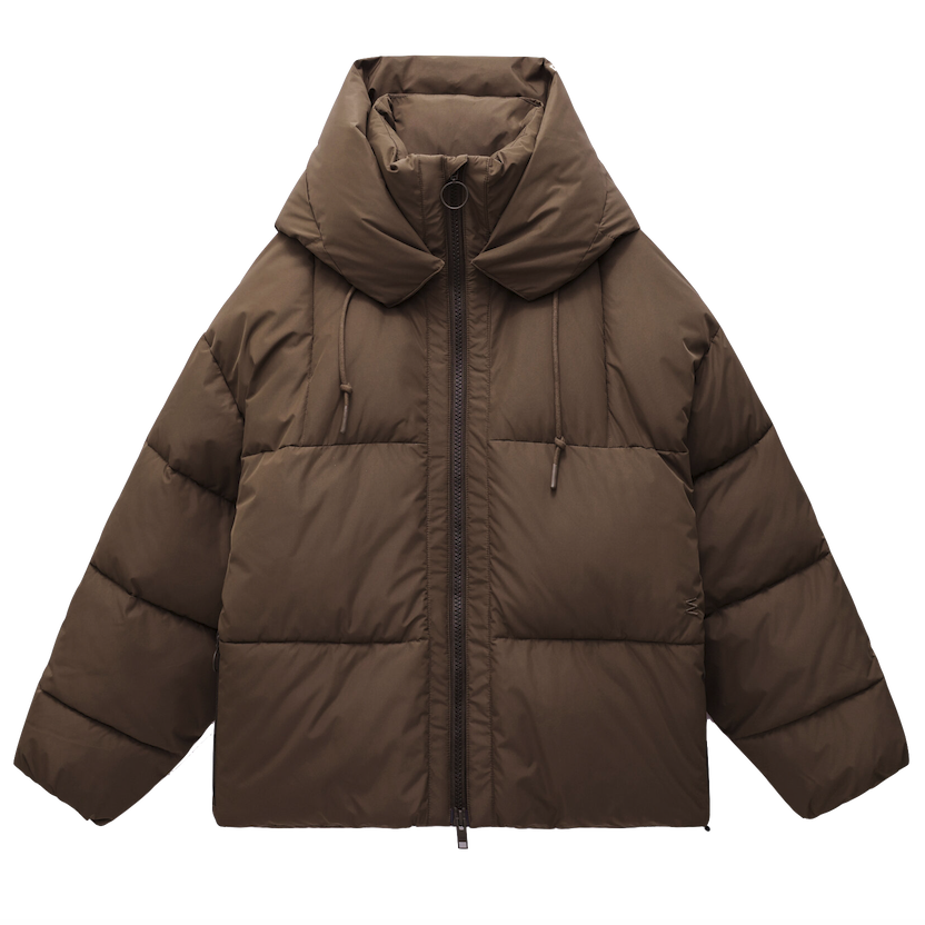Embassy of Bricks and Logs Embassy of Bricks and Logs, Zonza Puffer, brown, XS