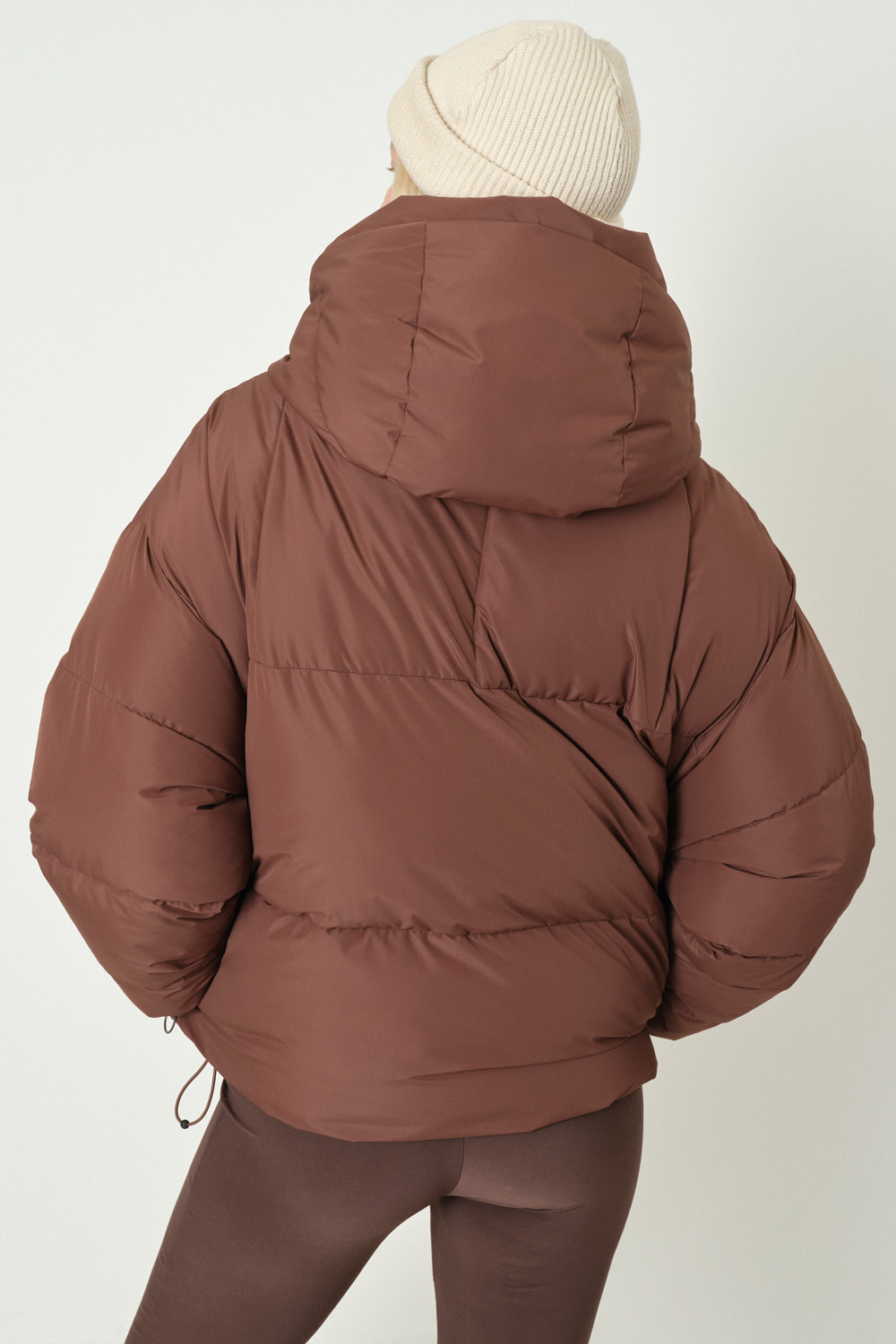 Embassy of Bricks and Logs Embassy of Bricks and Logs, Zonza Puffer, brown, XS