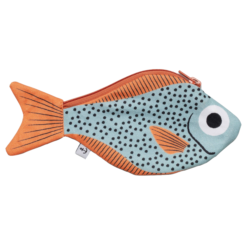 Don Fisher Don Fisher, Sweeper Fish Keychain, aqua