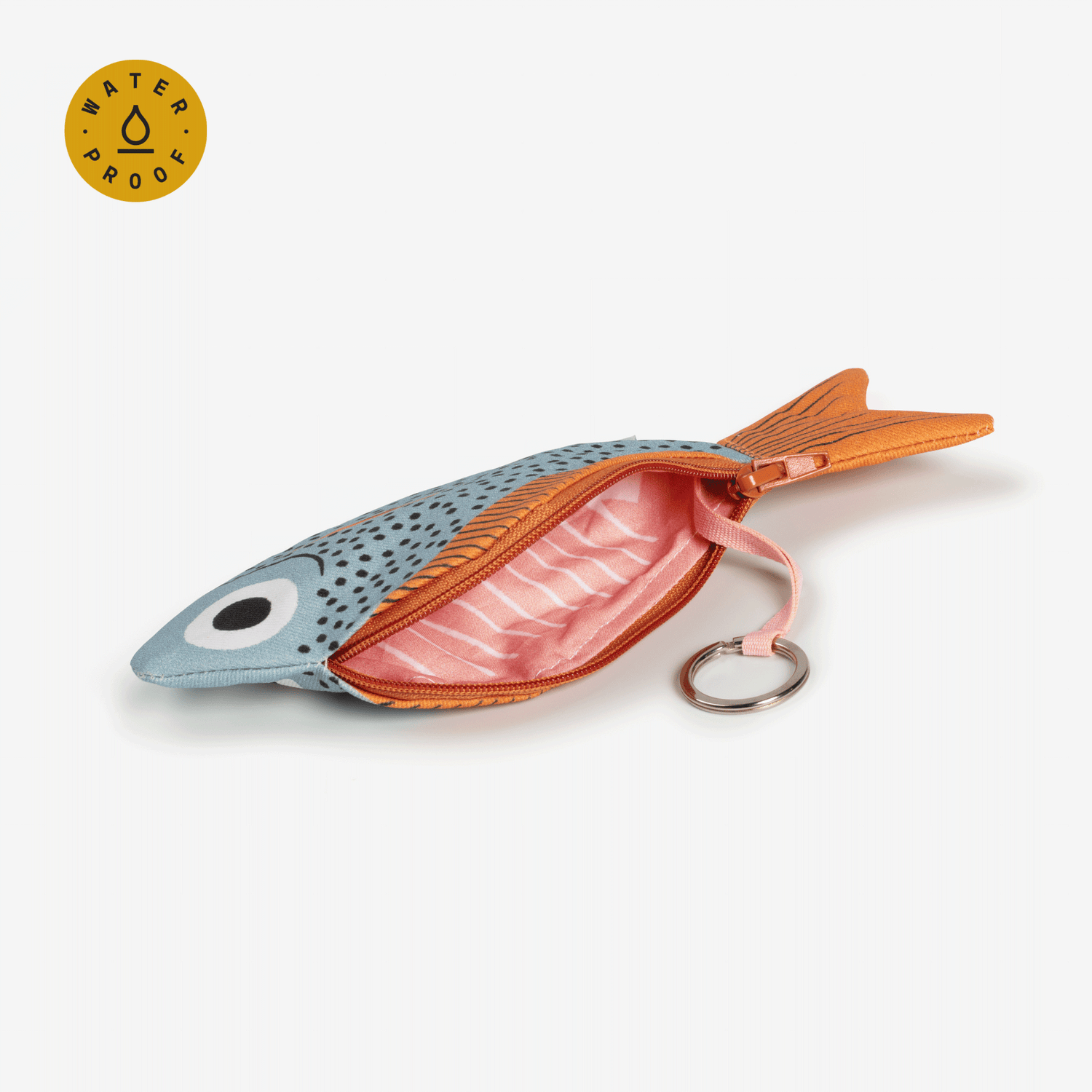 Don Fisher Don Fisher, Sweeper Fish Keychain, aqua