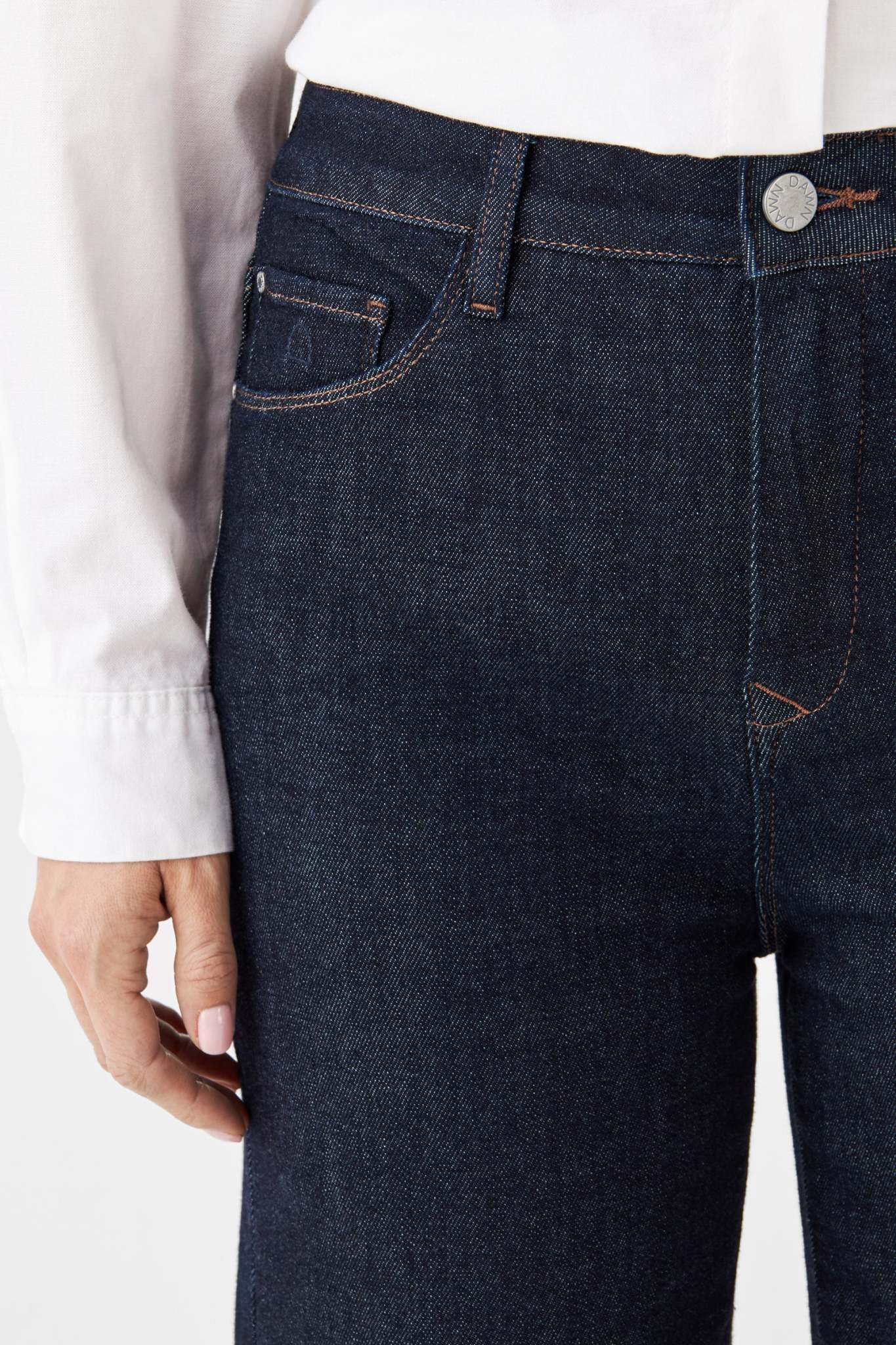 Dawn Dawn, Dew Flared Soft Denim, raw blue, 26/32