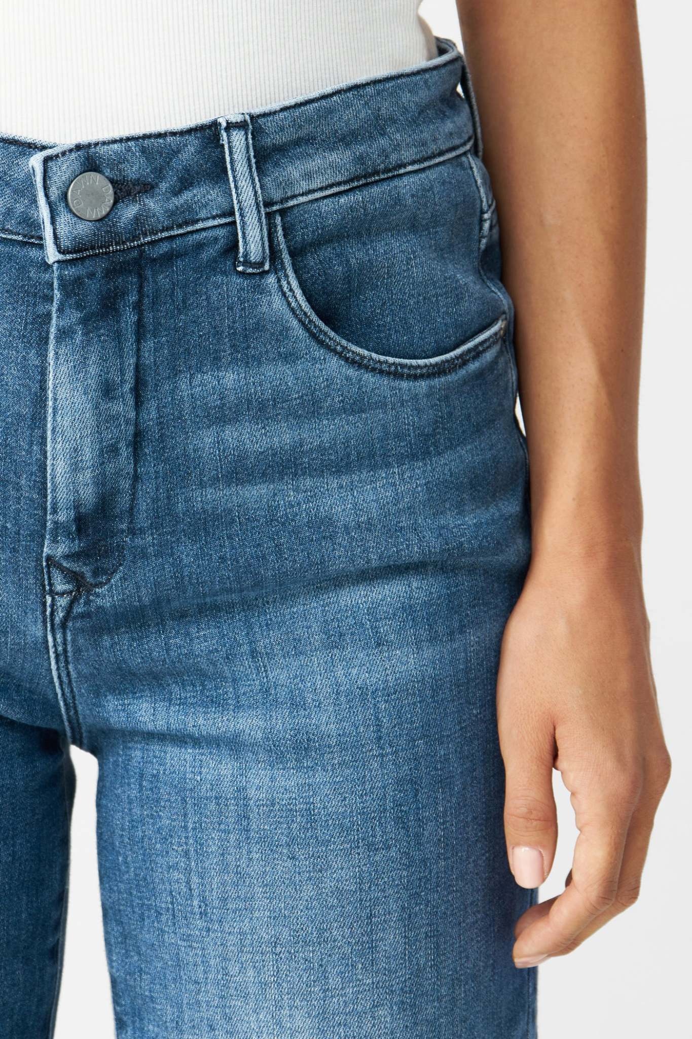 Dawn Dawn, Dew Flared Soft Denim, medium blue, 30/32