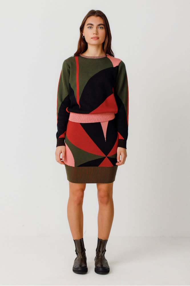 Skunkfunk Skfk, Elur Sweater, geo, 36 (XS)