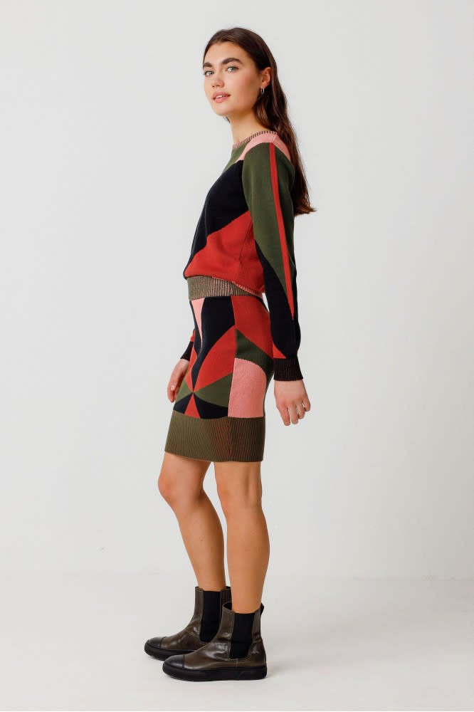 Skunkfunk Skfk, Elur Sweater, geo, 36 (XS)