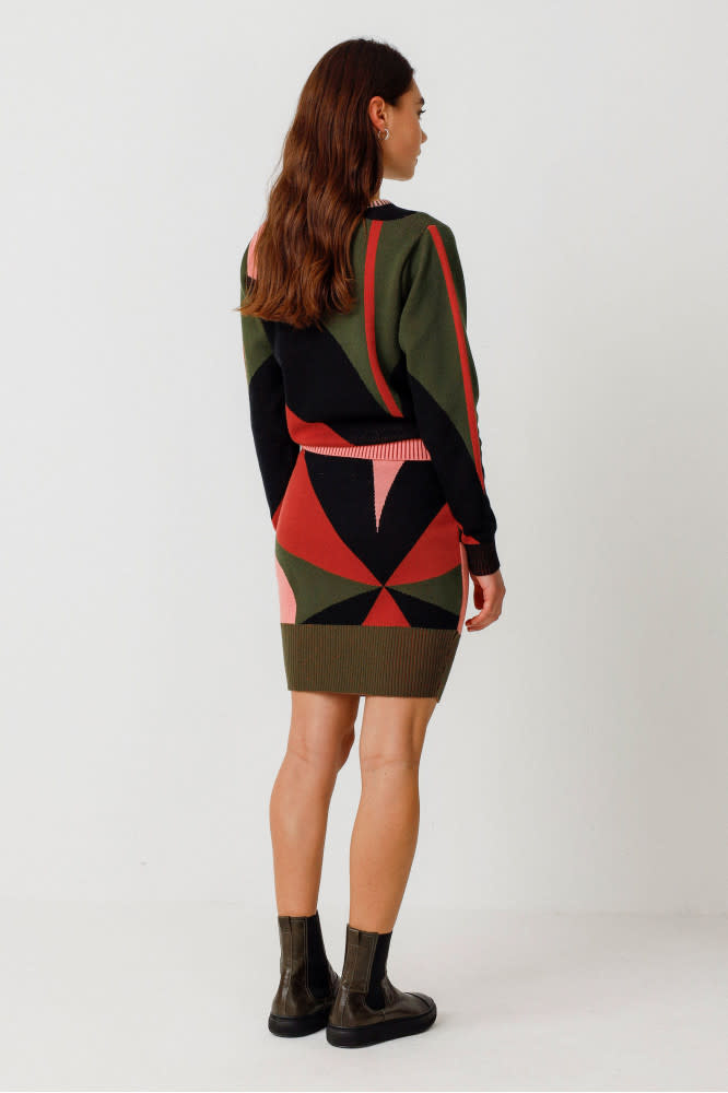 Skunkfunk Skfk, Elur Sweater, geo, 36 (XS)