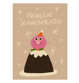 Slinga Slinga, Postkarte, Fröhliche Schweinachten