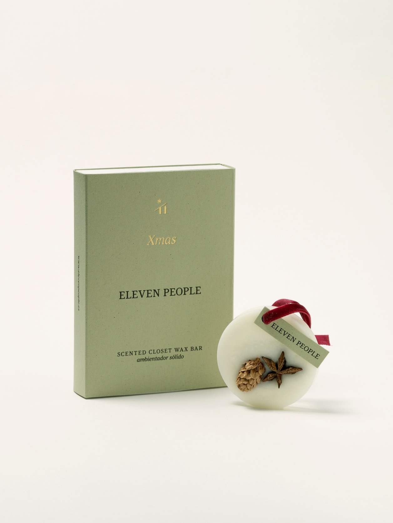 Eleven People Eleven People, X-Mas Closet Wax Bar, apple/oakmoss/cedarwood, single